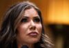 Noem Condemns Goldman for Supporting Deported Alien with MS-13 Ties