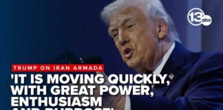 Trump warns of 'massive Armada' headed towards Iran