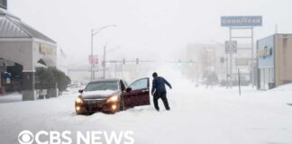 Videos show the winter storm descending on parts of the U.S.