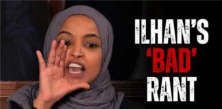 'Bad': Ilhan Omar heckles Trump in 'incoherent' rant amid