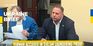 Zelenskyy's ex-chief of staff accused of money laundering