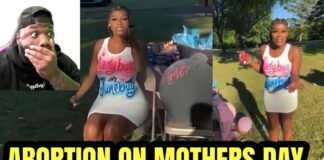Female takes abortion pill at gender reveal