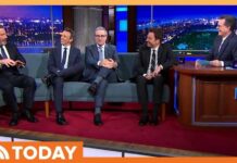Colbert Canceled: CBS Axes Iconic Show Late Night Hosts Join Stephen Colbert Ahead of Final ‘Late Show’