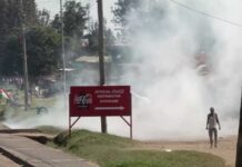 Deadly Clash Over U.S. Ebola Quarantine Site Kenyans protest against US Ebola quarantine facility