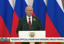 Officials Warn Putin That War Spending Risks Budget Crisis