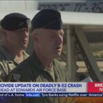 Officials give update on deadly B-52 crash at Edwards Air Force Base