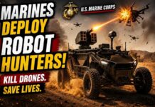 Drone Panic Fuels $6B Mystery Spend U.S. Marine Corps buys robot vehicles to hunt drones
