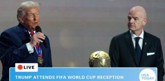 Live: Donald Trump attends FIFA World Cup 2026 reception at Trump Tower in NYC