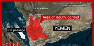 Houthis announce Red Sea blockade of Saudi shipping