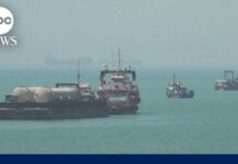 Iranian drone strikes cargo ship in Strait of Hormuz