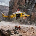 Deadly Surge Traps Hikers 🚨 Grand Canyon Flash Flooding Disaster | 62 Airlifted, Phantom Ranch Destroyed & Bridge Collapses.