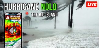 🔴 LIVE - HURRICANE NOLO Brings Big Waves & Wind Threat to Hawai'i - LIVE STORM CHASER