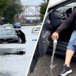 Scenes From a Soaked City as New Yorkers Grapple with Dangerous Rising Floodwaters