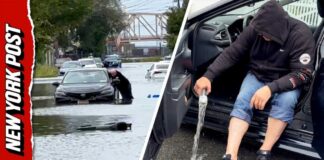 Scenes From a Soaked City as New Yorkers Grapple with Dangerous Rising Floodwaters