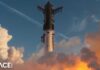 Blastoff! SpaceX Starship launches to orbit for first time, booster splashes down