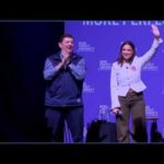 Alexandria Ocasio-Cortez joins Troy Jackson at Students vs. Billionaires event