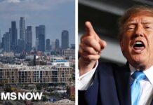 Trump suggests letting Iran 'TAKE OUT' Los Angeles, San Diego at Nebraska rally