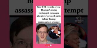 new FBI records reveal Crooks’ 3D-printing messages#JudicialWatch #BreakingNews #USNews
