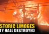 BREAKING: Historic Limoges City Hall Engulfed in Flames as Mass Protests Sweep France