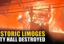 City Hall Inferno Shocks France BREAKING: Historic Limoges City Hall Engulfed in Flames as Mass Protests Sweep France